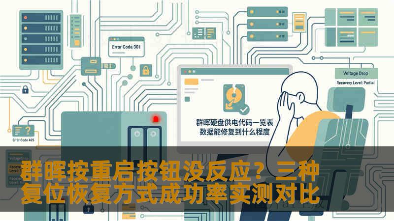 群晖按重启按钮没反应？三种复位恢复方式成功率实测对比