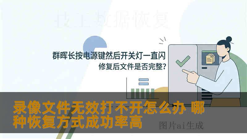 录像文件无效打不开怎么办 哪种恢复方式成功率高