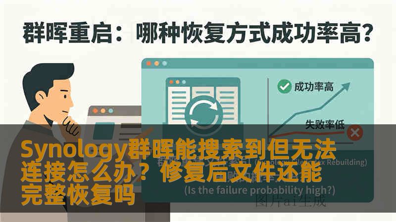 Synology群晖能搜索到但无法连接怎么办？修复后文件还能完整恢复吗