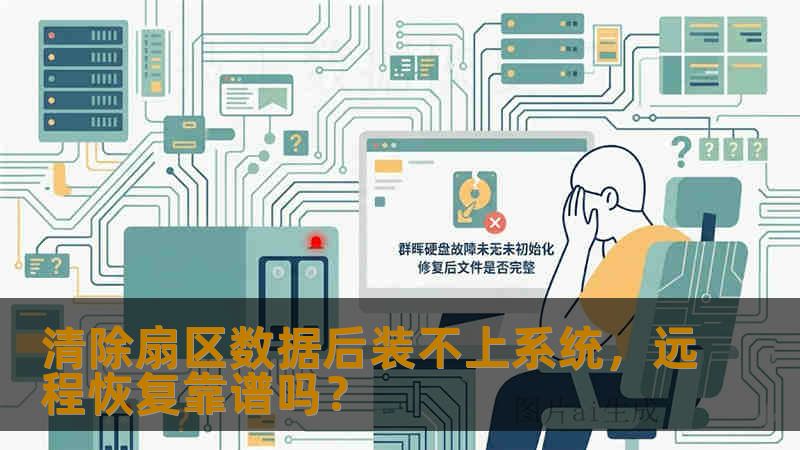 清除扇区数据后装不上系统，远程恢复靠谱吗？
