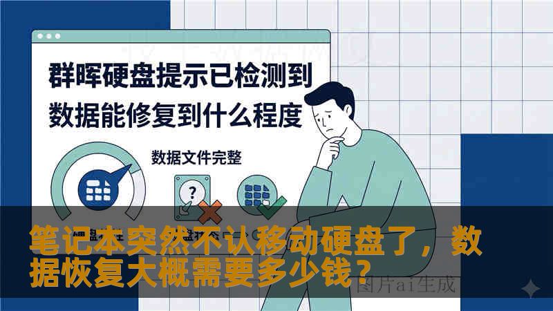 笔记本突然不认移动硬盘了，数据恢复大概需要多少钱？