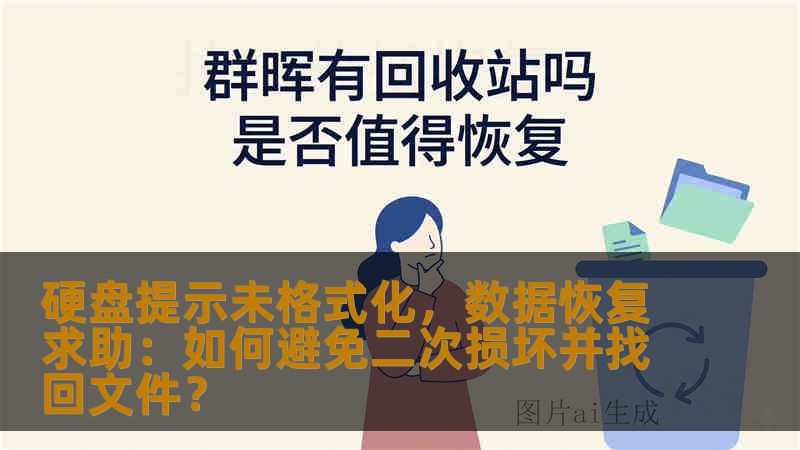 硬盘提示未格式化,数据恢复求助:如何避免二次损坏并找回文件? 硬盘提示未格式化,数据恢复求助:如何避免二次损坏并找回文件?