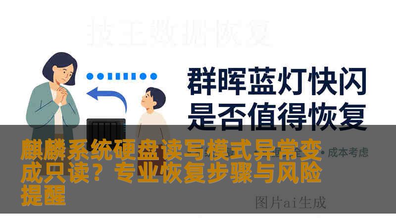 麒麟系统硬盘读写模式异常变成只读？专业恢复步骤与风险提醒