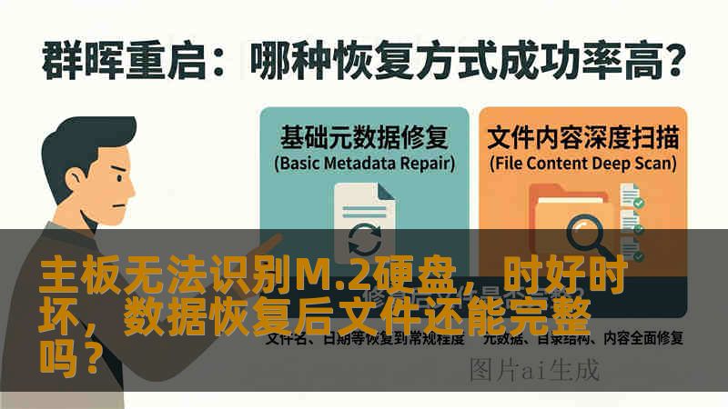 主板无法识别M.2硬盘，时好时坏，数据恢复后文件还能完整吗？