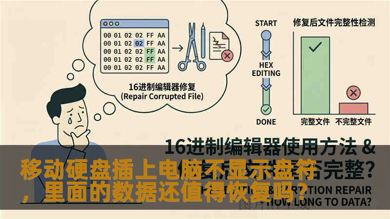 移动硬盘插上电脑不显示盘符，里面的数据还值得恢复吗？
