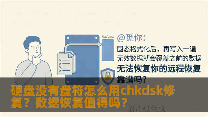 硬盘没有盘符怎么用chkdsk修复？数据恢复值得吗？
