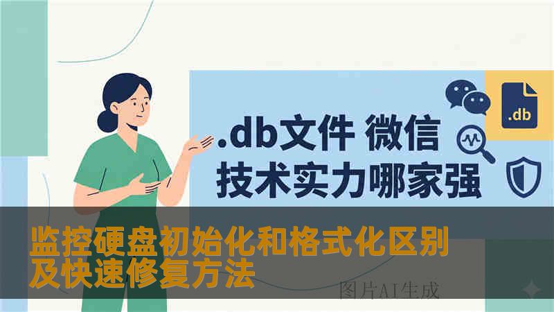 监控硬盘初始化和格式化区别及快速修复方法