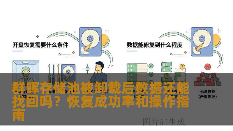 群晖存储池被卸载后数据还能找回吗？恢复成功率和操作指南