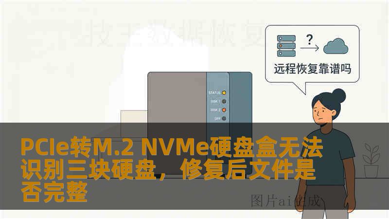 PCIe转M.2 NVMe硬盘盒无法识别三块硬盘，修复后文件是否完整