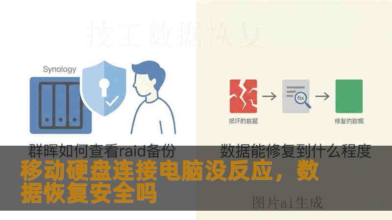 移动硬盘连接电脑没反应，数据恢复安全吗