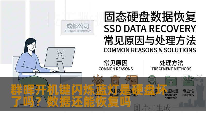 群晖开机键闪烁蓝灯是硬盘坏了吗？数据还能恢复吗
