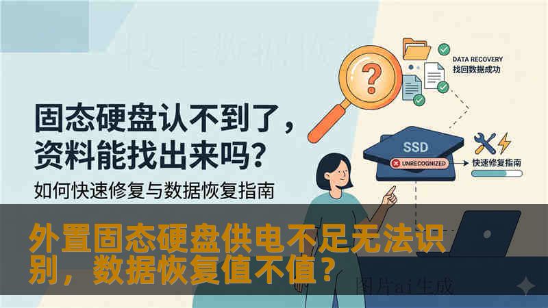 外置固态硬盘供电不足无法识别，数据恢复值不值？