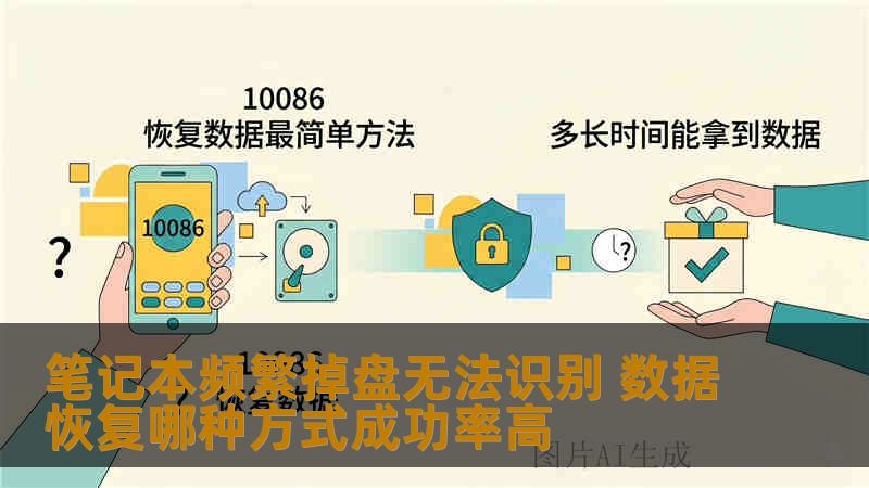 笔记本频繁掉盘无法识别 数据恢复哪种方式成功率高