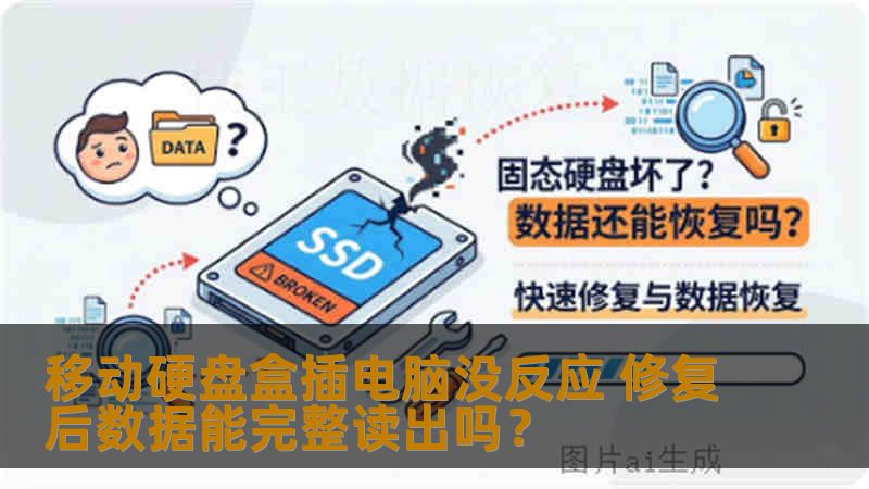 移动硬盘盒插电脑没反应 修复后数据能完整读出吗？