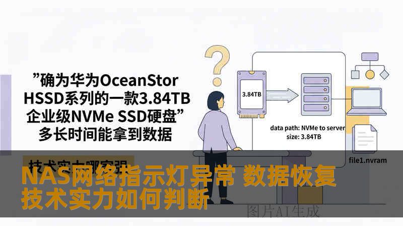 NAS网络指示灯异常 数据恢复技术实力如何判断
