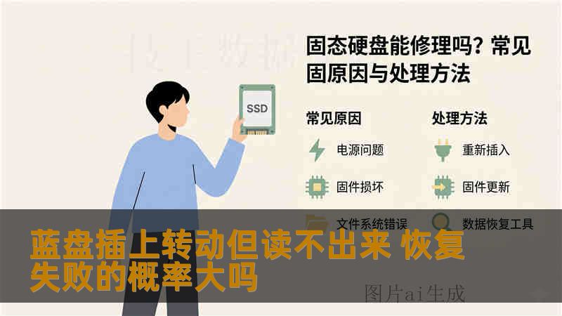 蓝盘插上转动但读不出来 恢复失败的概率大吗