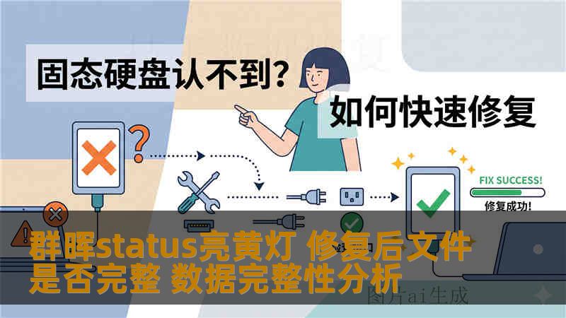 群晖status亮黄灯 修复后文件是否完整 数据完整性分析