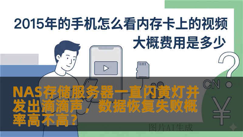 NAS存储服务器一直闪黄灯并发出滴滴声，数据恢复失败概率高不高？
