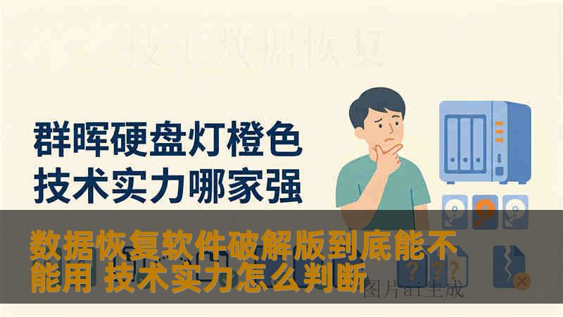 数据恢复软件破解版到底能不能用 技术实力怎么判断
