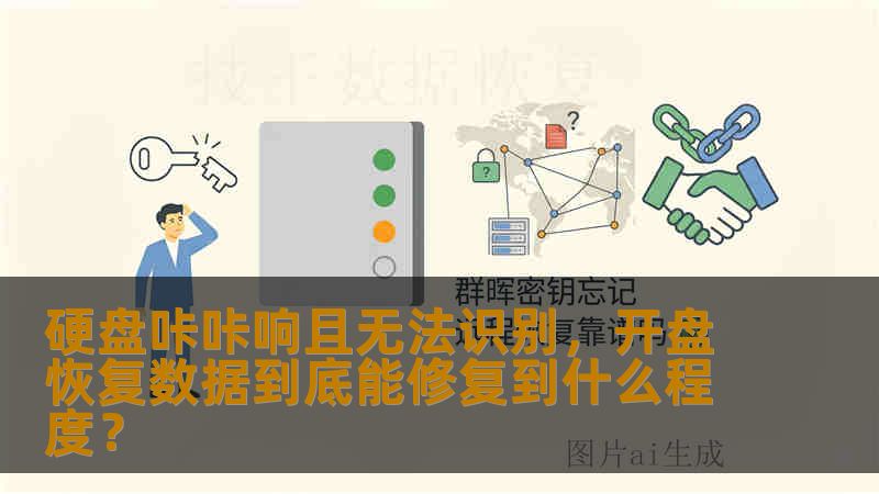 硬盘咔咔响且无法识别，开盘恢复数据到底能修复到什么程度？