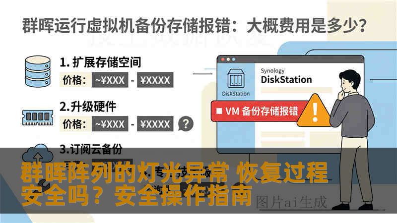 群晖阵列的灯光异常 恢复过程安全吗？安全操作指南