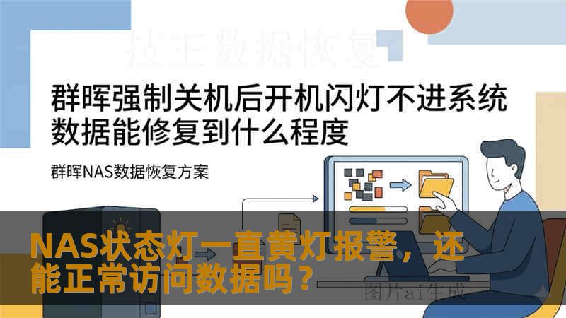 NAS状态灯一直黄灯报警，还能正常访问数据吗？