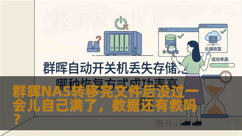 群晖NAS转移完文件后没过一会儿自己满了，数据还有救吗？