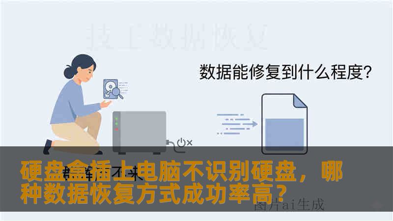 硬盘盒插上电脑不识别硬盘，哪种数据恢复方式成功率高？