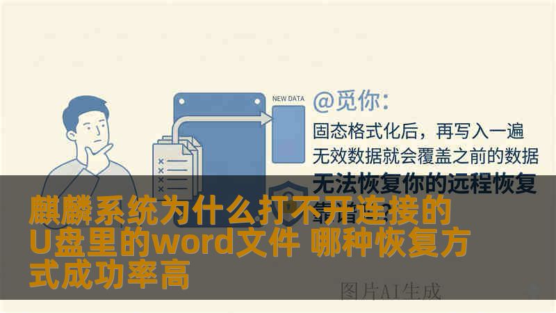 麒麟系统为什么打不开连接的U盘里的word文件 哪种恢复方式成功率高