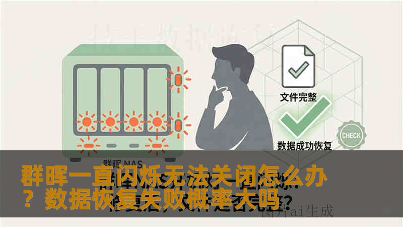 群晖一直闪烁无法关闭怎么办？数据恢复失败概率大吗