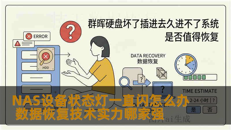 NAS设备状态灯一直闪怎么办 数据恢复技术实力哪家强