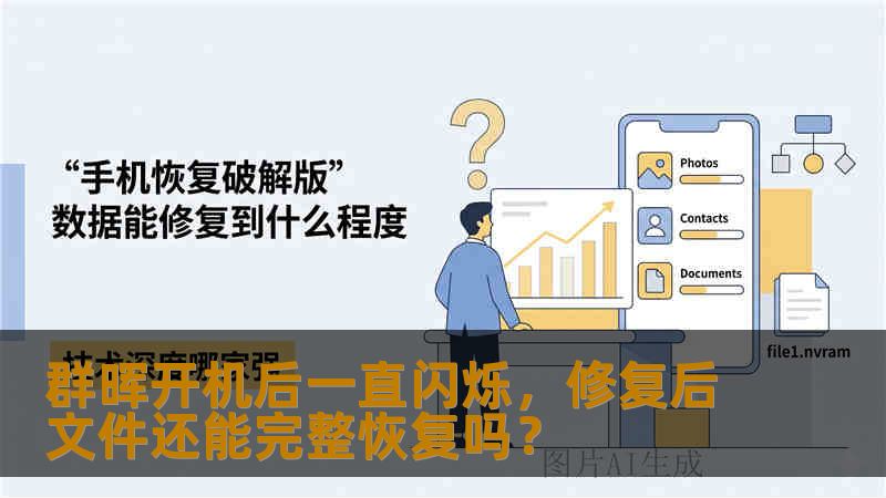 群晖开机后一直闪烁，修复后文件还能完整恢复吗？