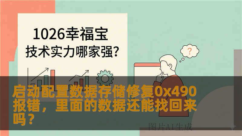 启动配置数据存储修复0x490报错,里面的数据还能找回来吗? 启动配置数据存储修复0x490报错,里面的数据还能找回来吗?