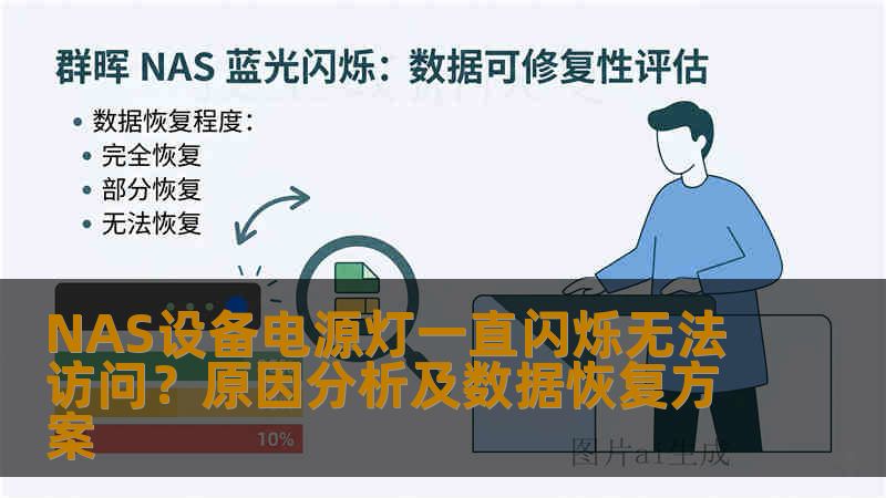 NAS设备电源灯一直闪烁无法访问？原因分析及数据恢复方案