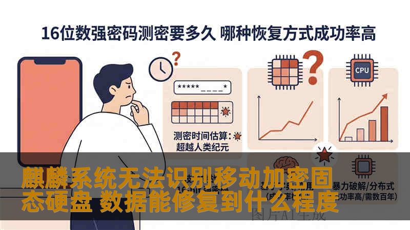 麒麟系统无法识别移动加密固态硬盘 数据能修复到什么程度
