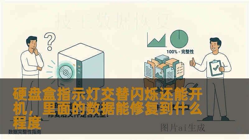 硬盘盒指示灯交替闪烁还能开机,里面的数据能修复到什么程度 硬盘盒指示灯交替闪烁还能开机,里面的数据能修复到什么程度