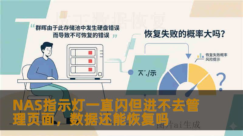NAS指示灯一直闪但进不去管理页面，数据还能恢复吗