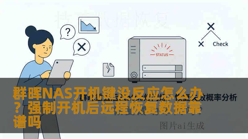 群晖NAS开机键没反应怎么办？强制开机后远程恢复数据靠谱吗