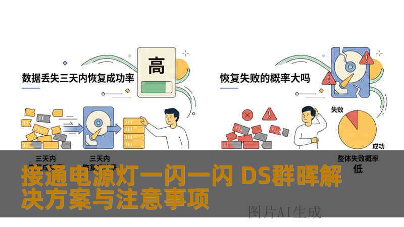 接通电源灯一闪一闪 DS群晖解决方案与注意事项
