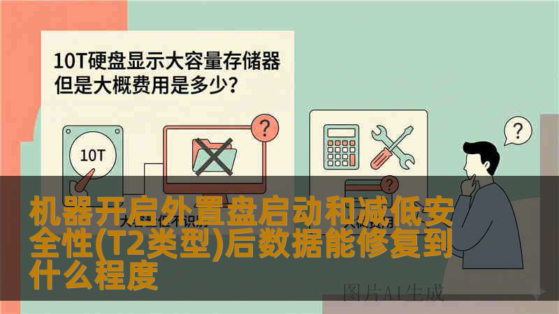 机器开启外置盘启动和减低安全性(T2类型)后数据能修复到什么程度