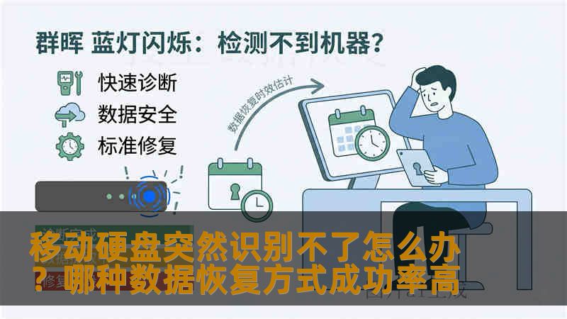 移动硬盘突然识别不了怎么办？哪种数据恢复方式成功率高
