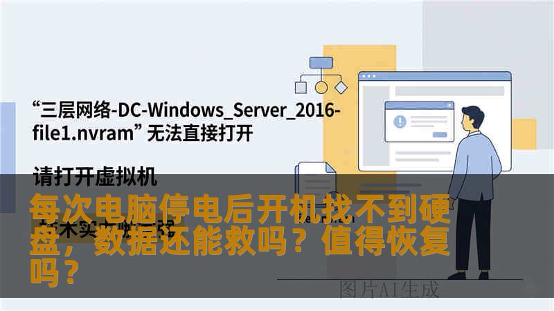 每次电脑停电后开机找不到硬盘，数据还能救吗？值得恢复吗？