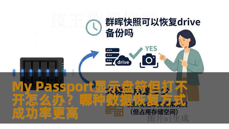 My Passport显示盘符但打不开怎么办？哪种数据恢复方式成功率更高
