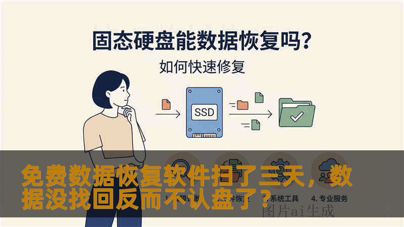免费数据恢复软件扫了三天，数据没找回反而不认盘了？