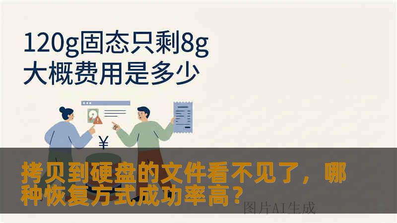 拷贝到硬盘的文件看不见了，哪种恢复方式成功率高？