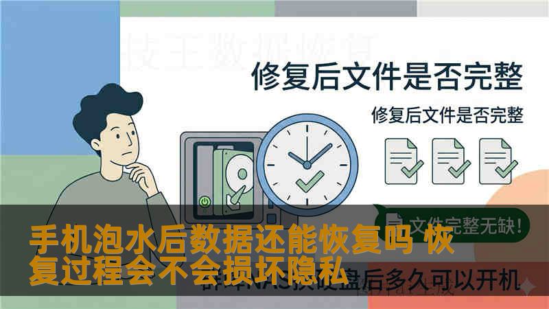 手机泡水后数据还能恢复吗 恢复过程会不会损坏隐私