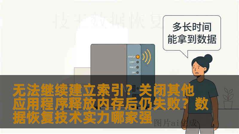 无法继续建立索引?关闭其他应用程序释放内存后仍失败?数据恢复技术实力哪家强 无法继续建立索引?关闭其他应用程序释放内存后仍失败?数据恢复技术实力哪家强