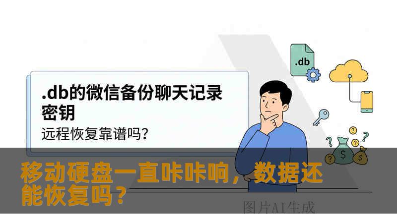 移动硬盘一直咔咔响，数据还能恢复吗？