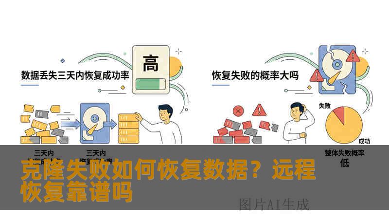 克隆失败如何恢复数据？远程恢复靠谱吗