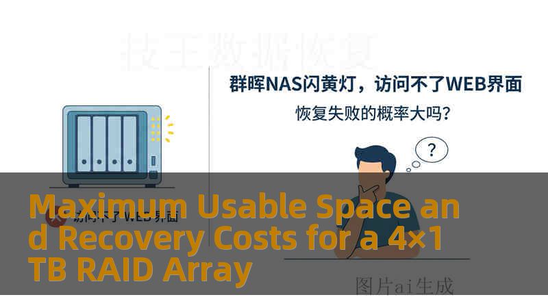 Maximum Usable Space and Recovery Costs for a 4×1TB RAID Array